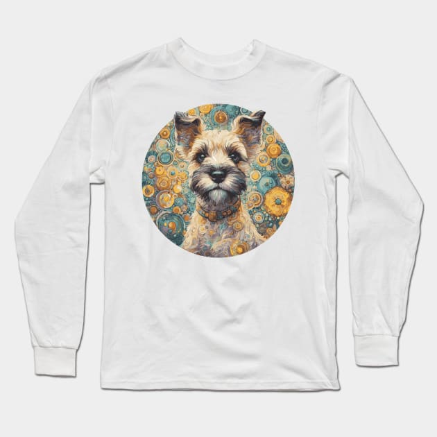 Terrier Dog Mom Long Sleeve T-Shirt by Heartsake